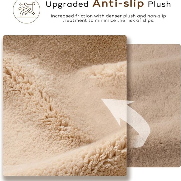 Ultra Soft Faux Rabbit Fur Rug  2 x 3 Feet - Picture 4 of 6